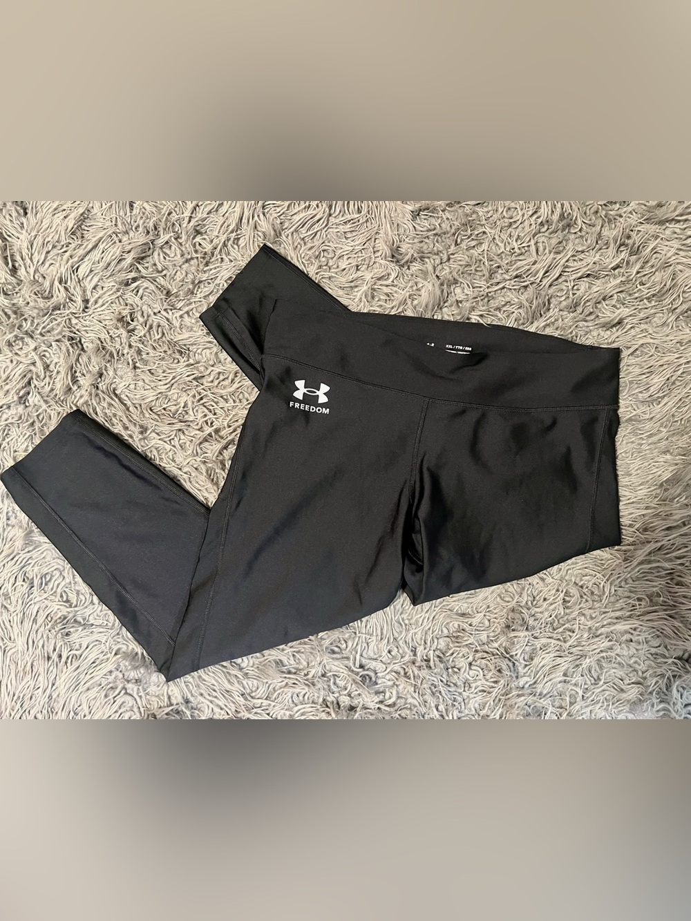 Under Armour Black HeatGear Compression Leggings XXL - Picture 4 of 6